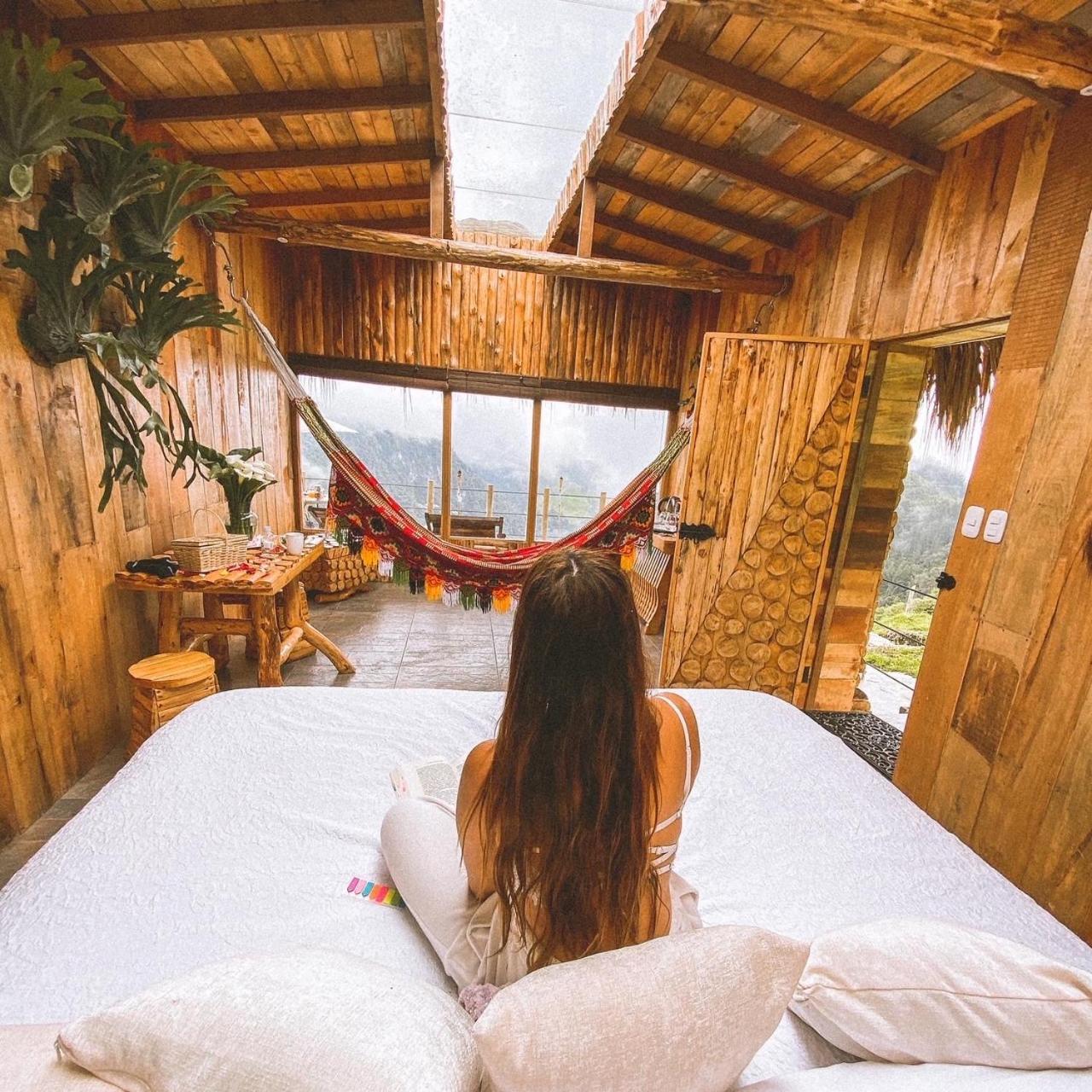Hostal La Laguna Villamaría Eksteriør billede
